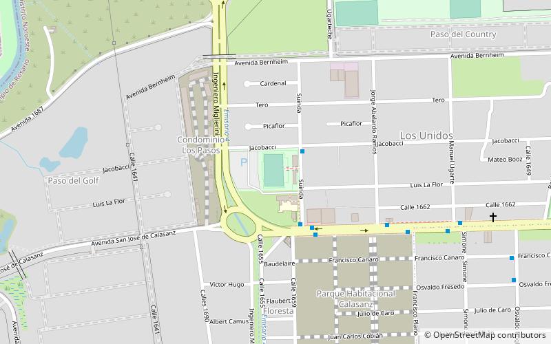 estadio mundialista luciana aymar rosario location map