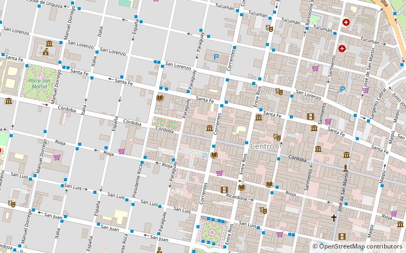 Rosario Board of Trade location map