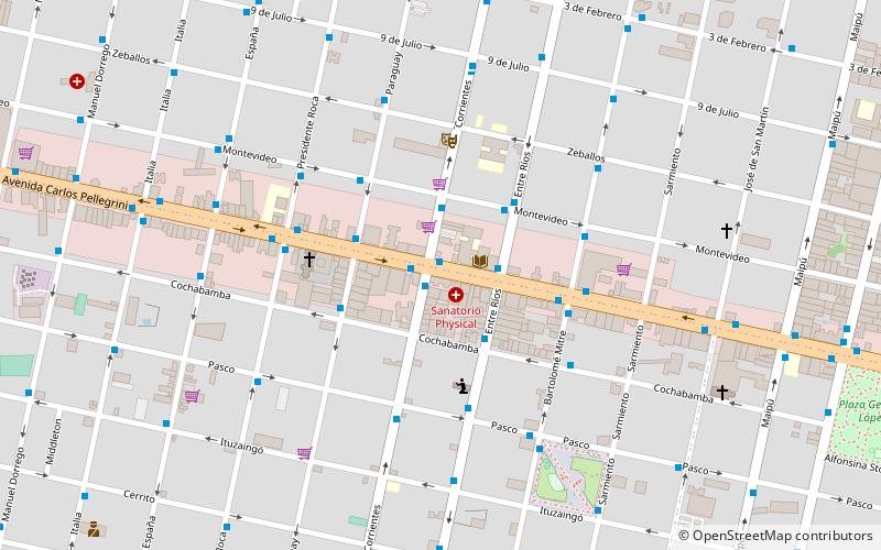 Pellegrini Avenue location map