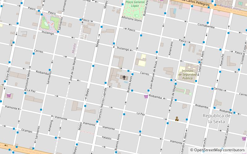 Iglesia San Cayetano location map