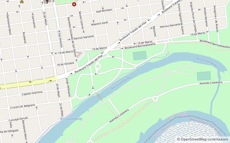 parque intendente quintana gualeguay location map