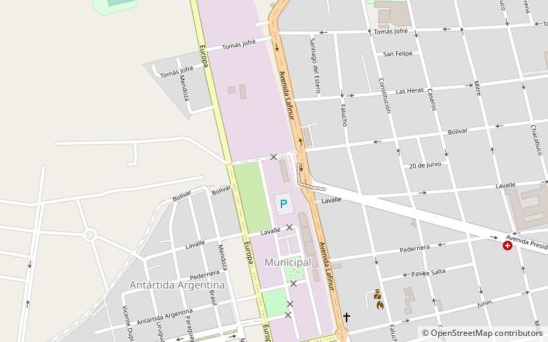 San Luis Train Station location map