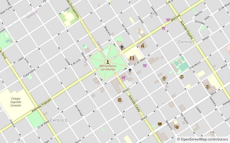monumento eduardo casey venado tuerto location map
