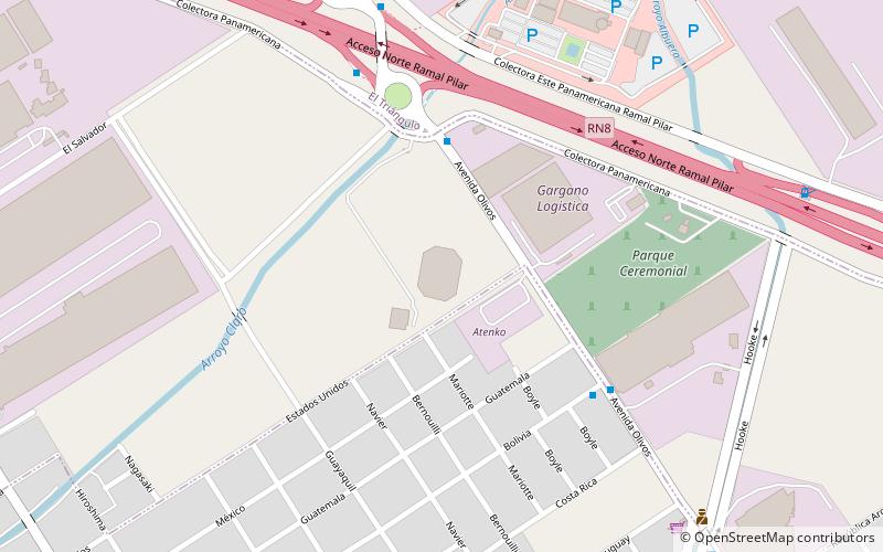 directv arena location map