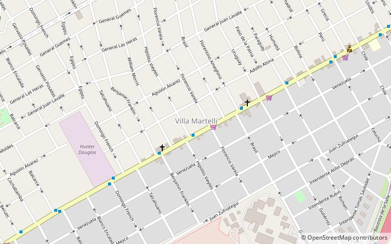 Villa Martelli location map