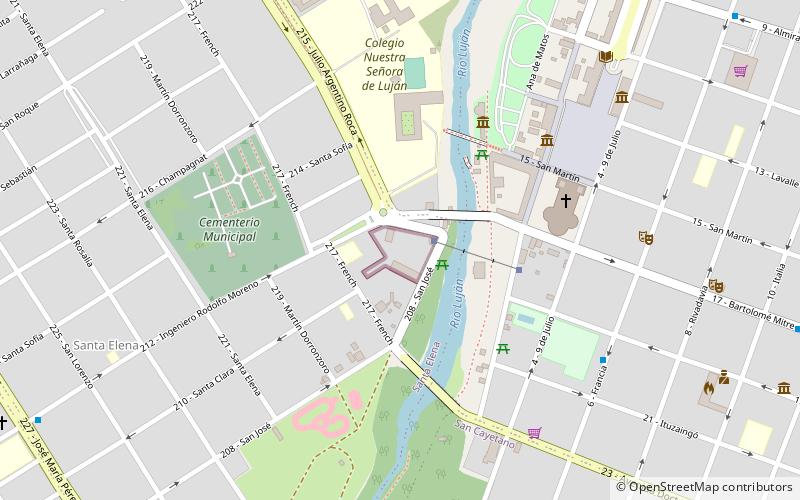 parque de diversiones lujan location map