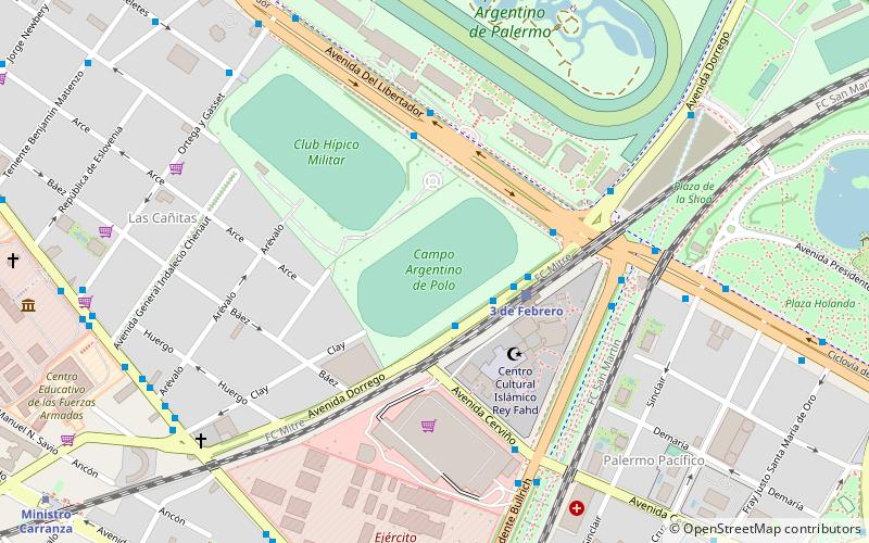 Campo Argentino de Polo location map