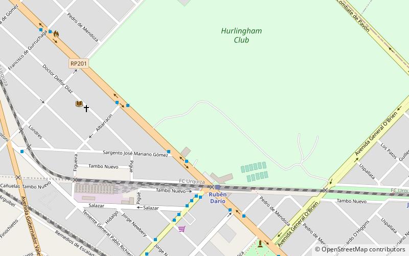hurlingham club ground location map