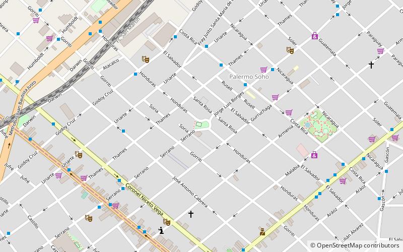 Plaza Serrano location map
