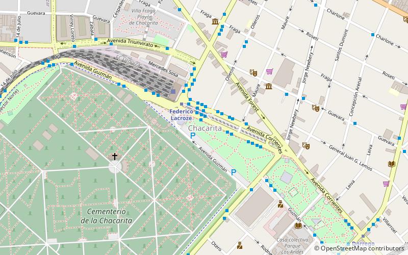 Chacarita location map