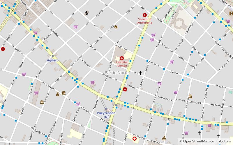 Barrio Norte location map