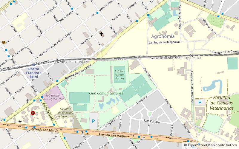 Estadio Alfredo Ramos location map