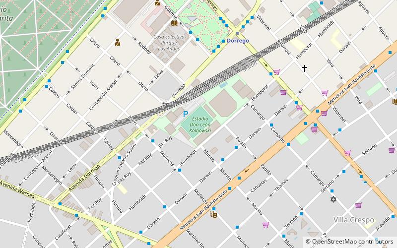 Stade Don León Kolbovski location map