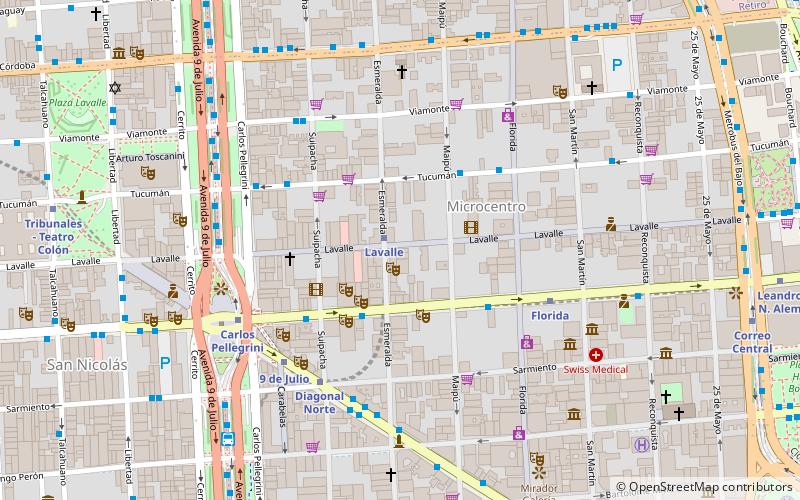 Cine Monumental location map