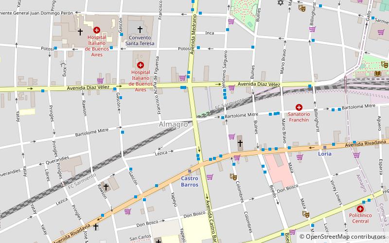 Avenida Medrano location map