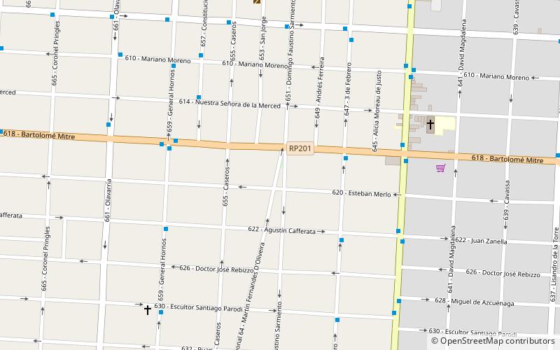 Caseros location map