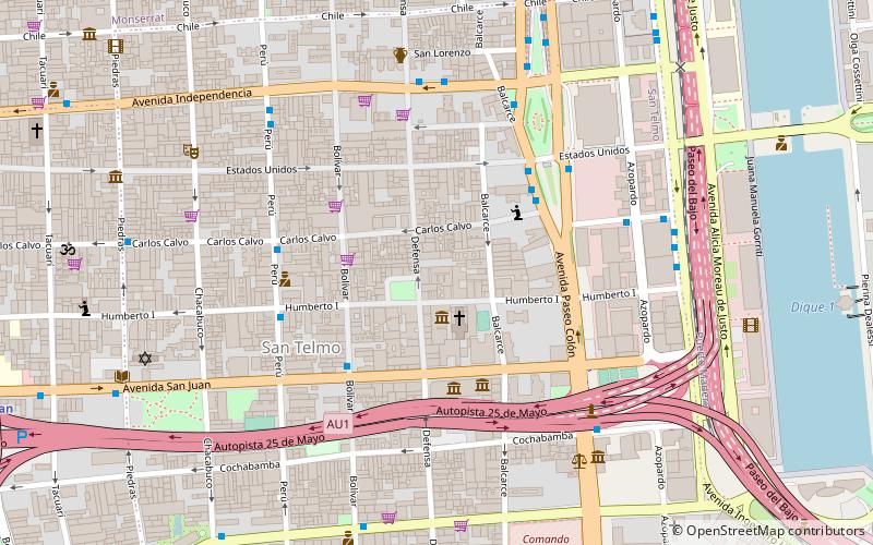 El Solar de French location map