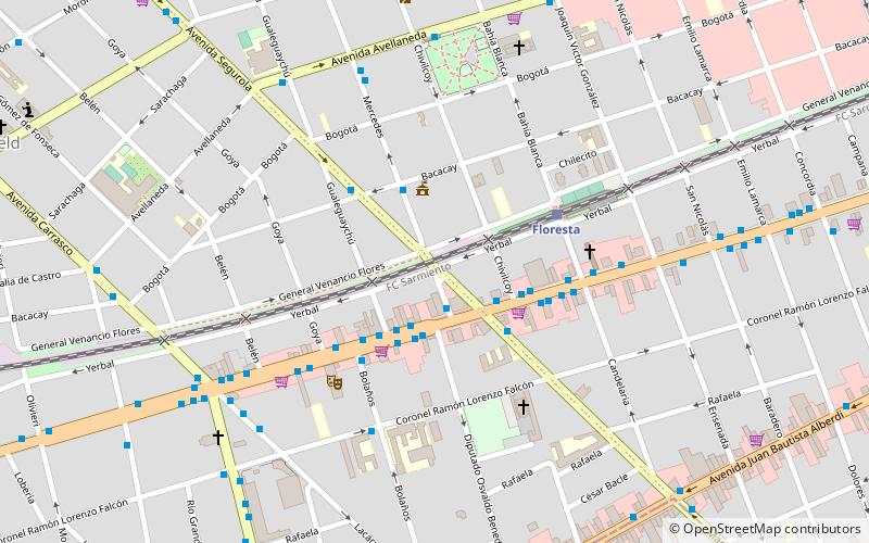 Vélez Sársfield location map