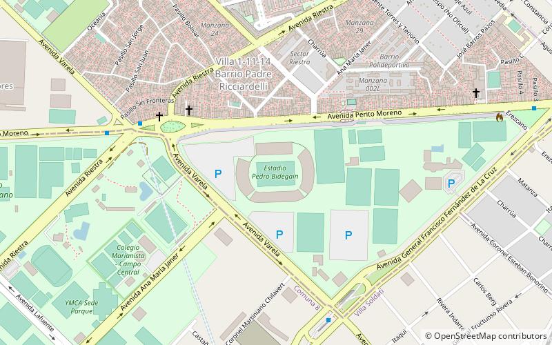 Estadio Pedro Bidegain location map