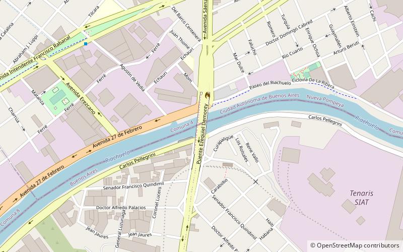 Puente Ezequiel Demonty location map