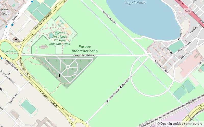 Parque Indoamericano location map