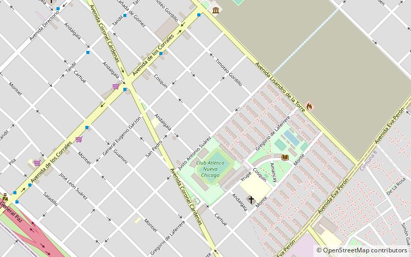 Mataderos location map