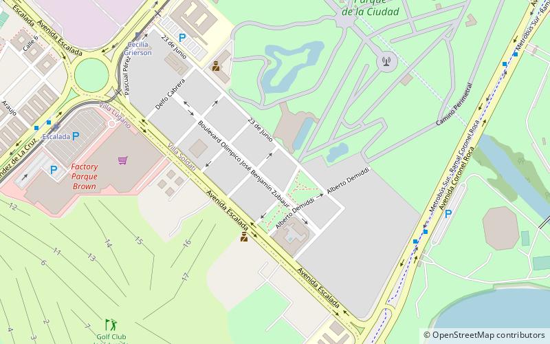 Villa Olímpica de la Juventud location map