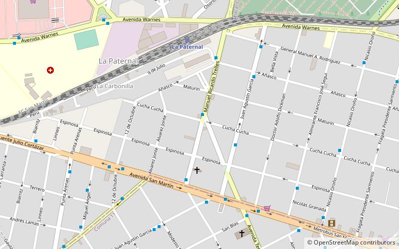 La Paternal location map