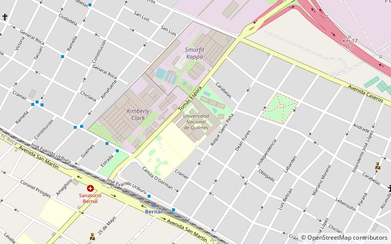 universidad nacional de quilmes location map