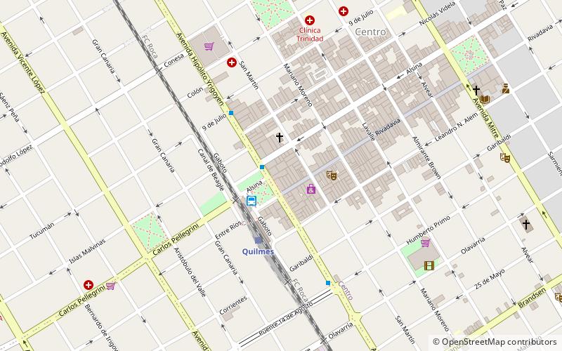 Quilmes location map