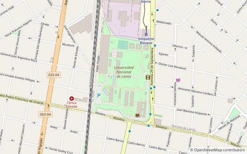 national university of lanus buenos aires location map