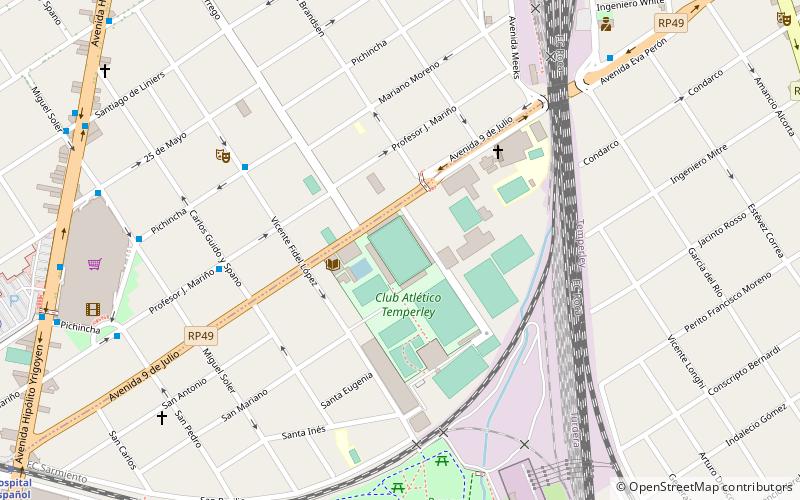 Estadio Alfredo Beranger location map