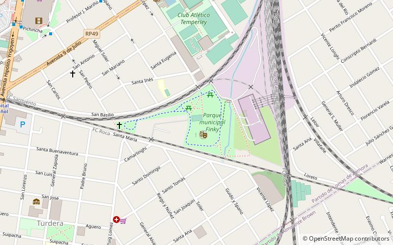 parque municipal finky adrogue location map