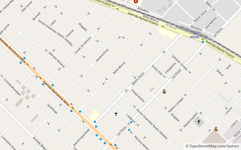 Wilde location map