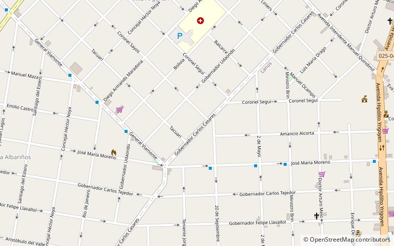 Lanús location map