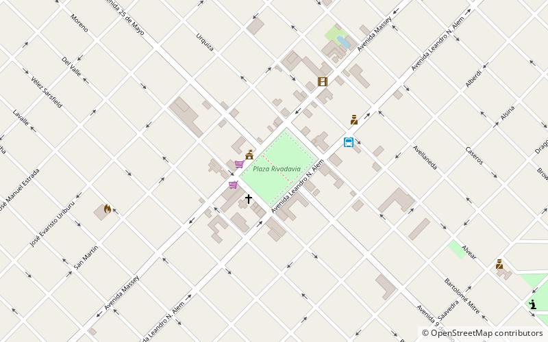 plaza rivadavia lincoln location map