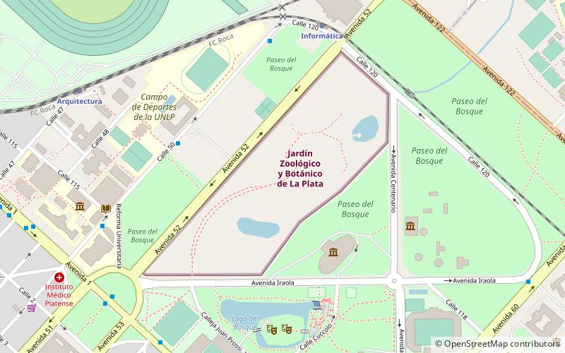 Jardín Zoológico y Botánico de La Plata location map