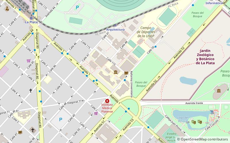 edificio de fisica la plata location map