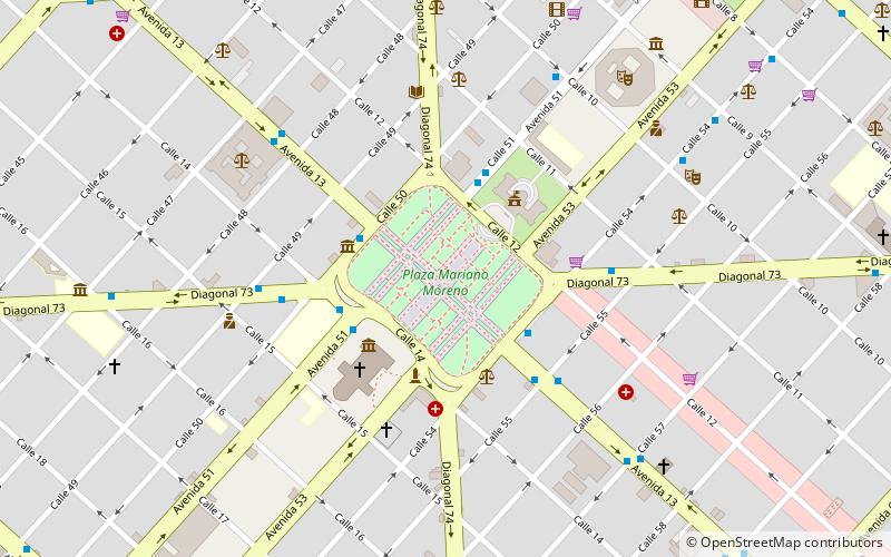 Plaza Moreno location map