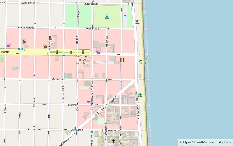 Mar de Ajó location map