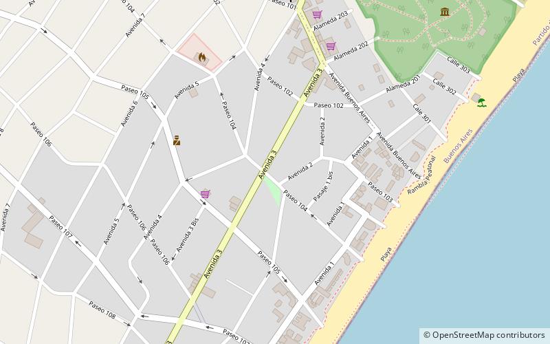 paseo de los artesanos villa gesell location map