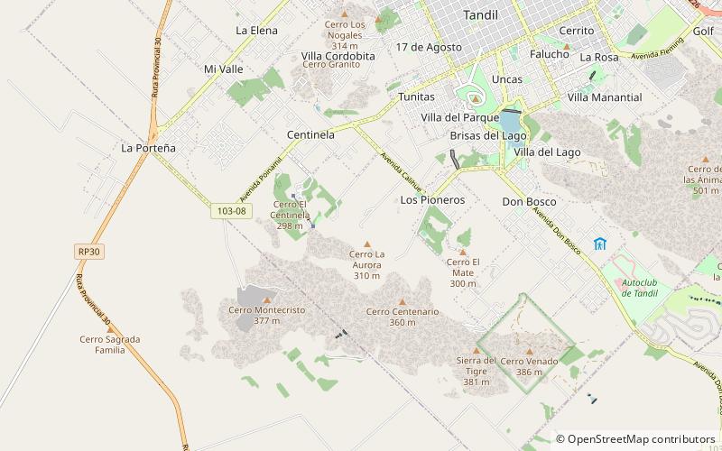 Valle del Picapedrero location map