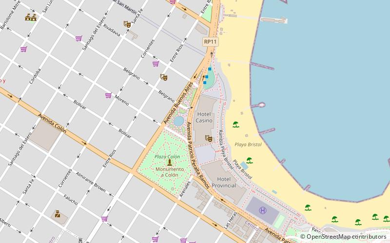 Casino de Mar del Plata location map
