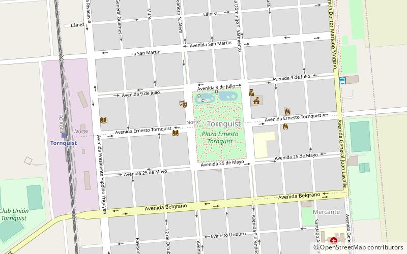 Plaza Ernesto Tornquist location map