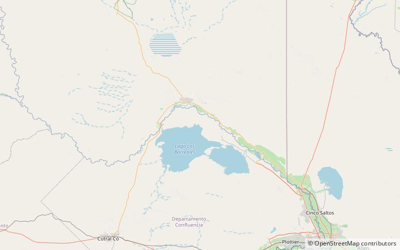 Centro Paleontológico Lago Barreales location map