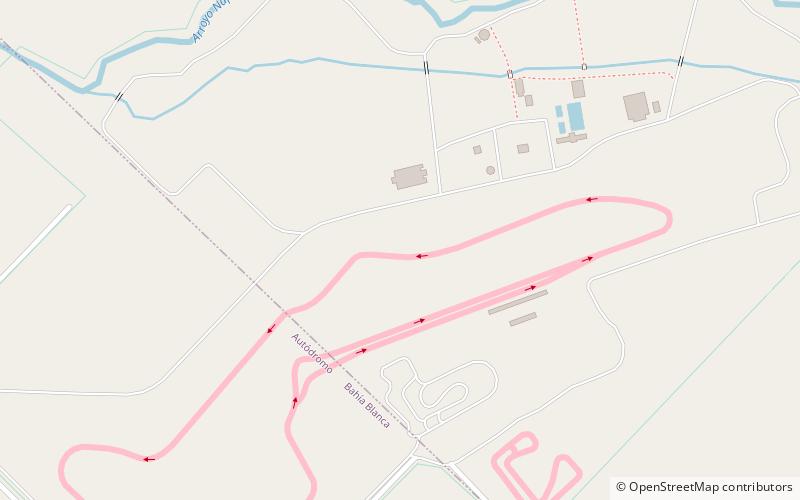 autodromo aldea romana de bahia blanca location map