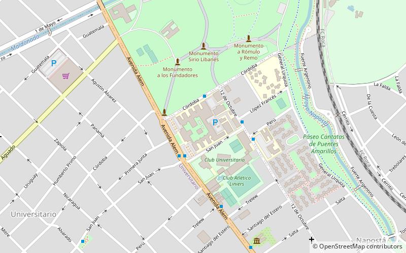 Universidad Nacional del Sur location map