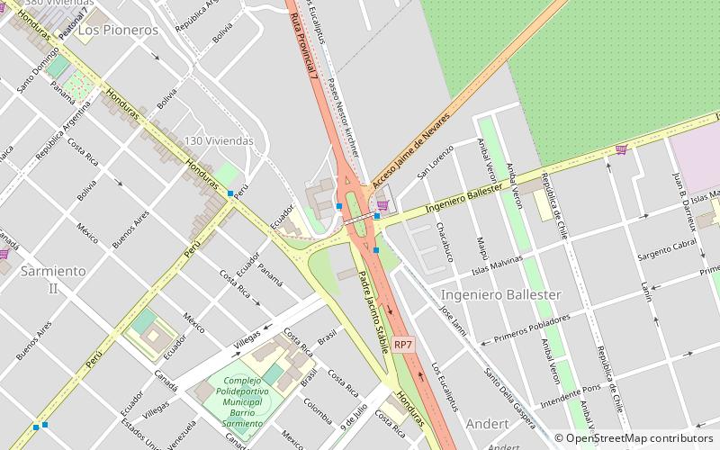 madre centenario location map