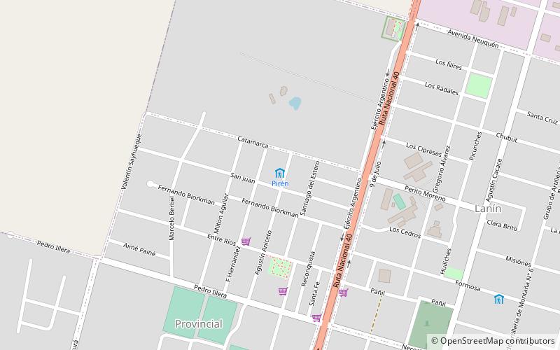 Pirén location map