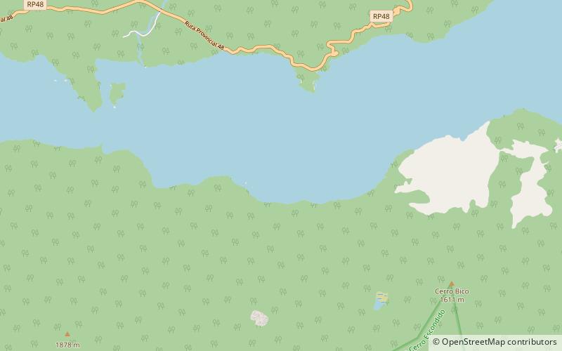 Lácar Lake location map